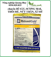 Ridomild gold 100gr chuyên dùng tưới trừ nấm thối rễ, quét xì mủ, chảy nhựa thân cây